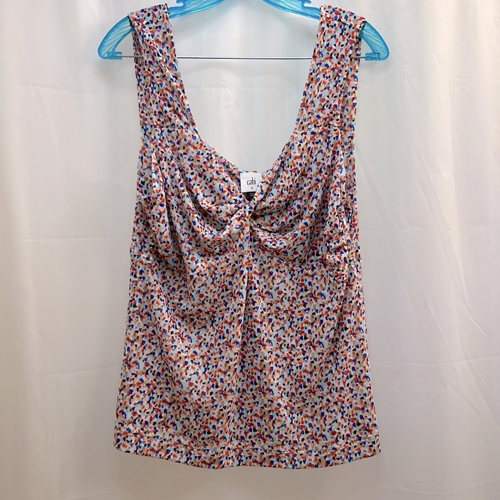 CABI multi color tank top size M